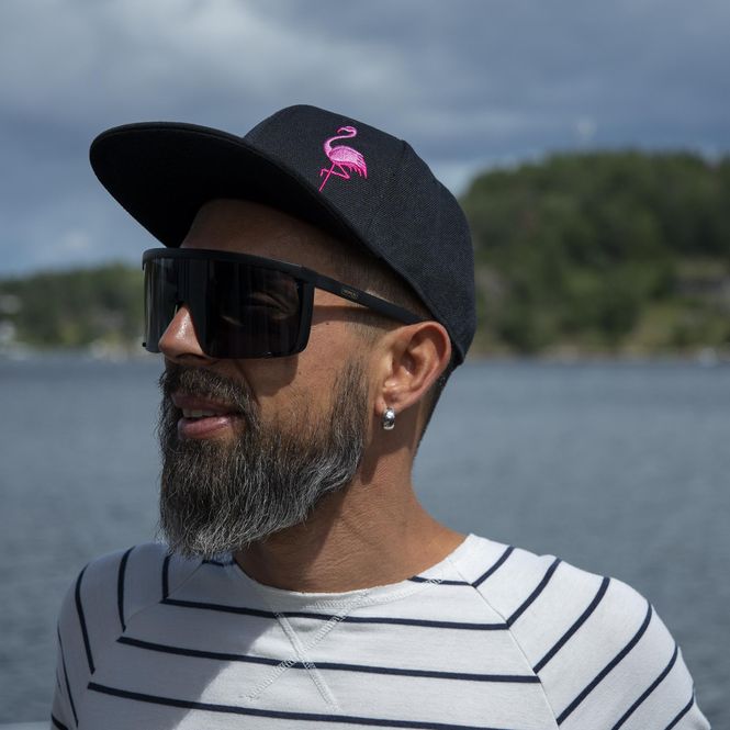 Hovedbilde Flat Snapback Caps - Flamingo Sort