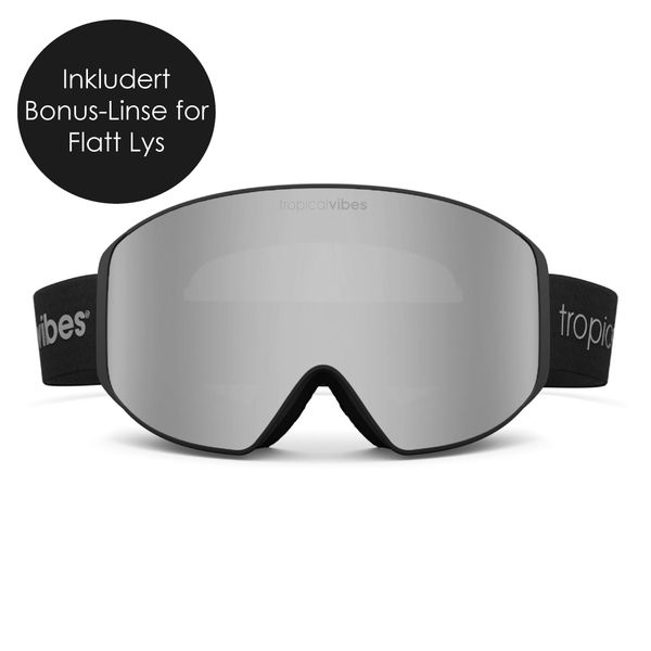 Hovedbilde Tropical Vibes® Goggles Hemsedal Edt | Black/Shiny Silver - Silver |