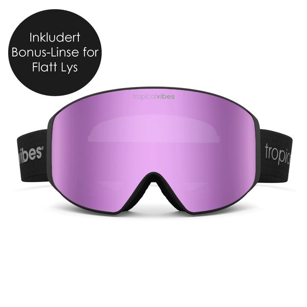 Hovedbilde Tropical Vibes® Goggles Hemsedal Edt | Black - Sakura Pink |